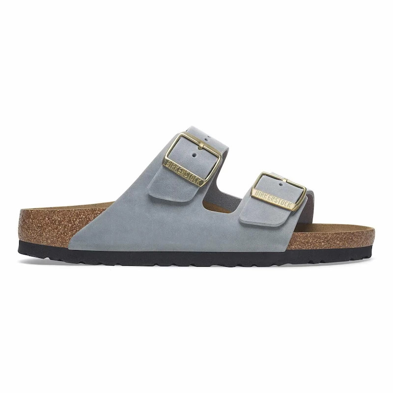 Birkenstock Arizona Sandal – Oiled Leather Basalt Gray – Women’s