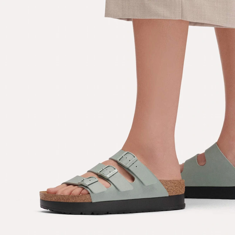 Birkenstock Florida III Flex Platform Sandal – Birko Flor Pure Sage – Women’s