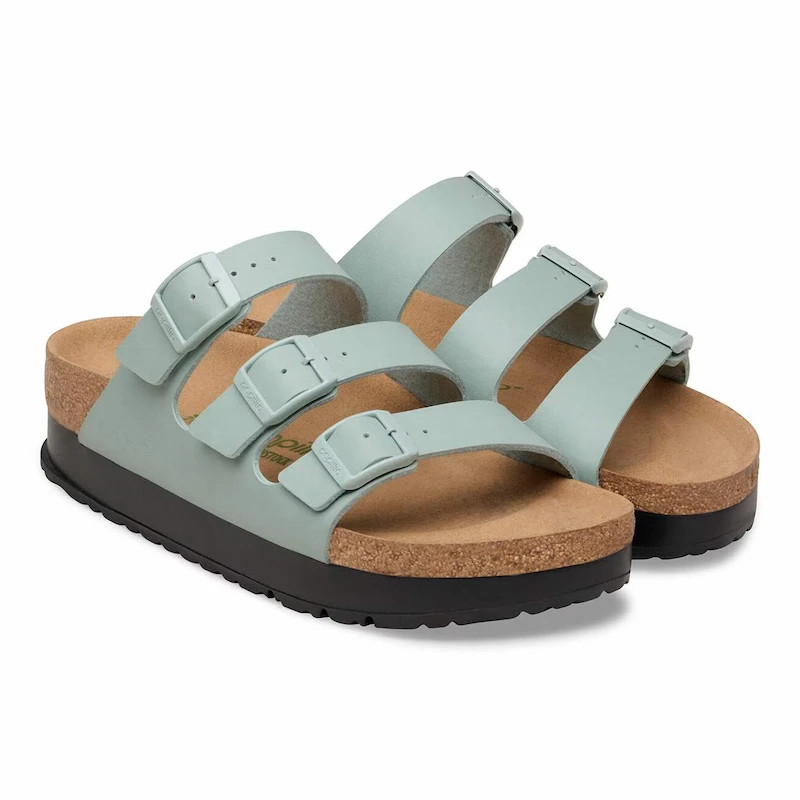 Birkenstock Florida III Flex Platform Sandal – Birko Flor Pure Sage – Women’s