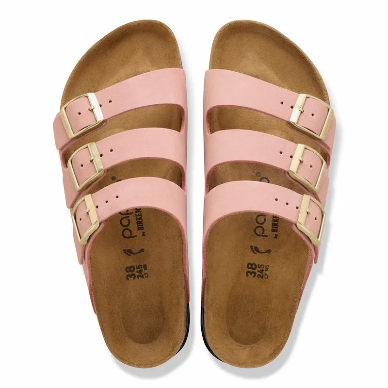 Birkenstock Florida III Flex Platform Sandal – Nubuck Leather Pink Clay – Women’s