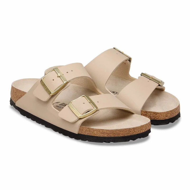 Birkenstock Arizona Sandal – Birko Flor Sandcastle Oyster – Women’s