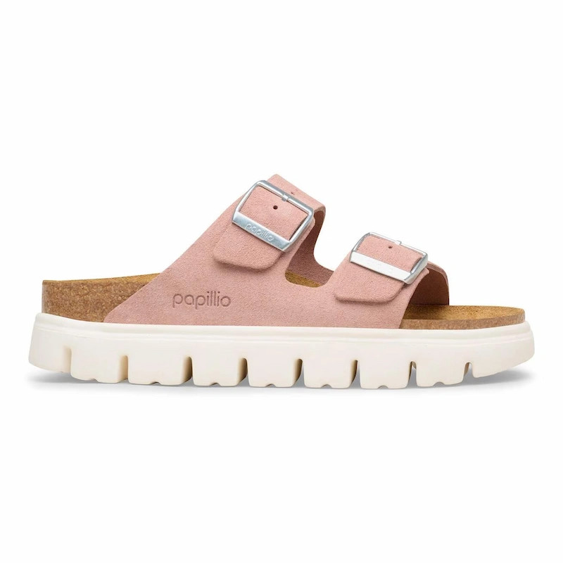 Birkenstock Arizona Chunky Sandal – Suede Leather Pink Clay – Women’s