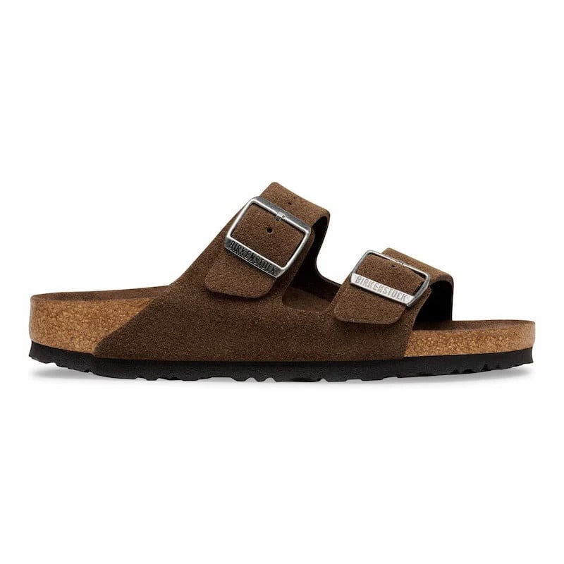 Birkenstock Arizona Sandal – Soft Footbed Suede Leather Carafe – Unisex