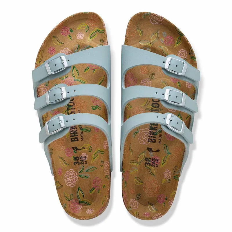 Birkenstock Florida Sandal - Pure Sage Birko Flor - Women's