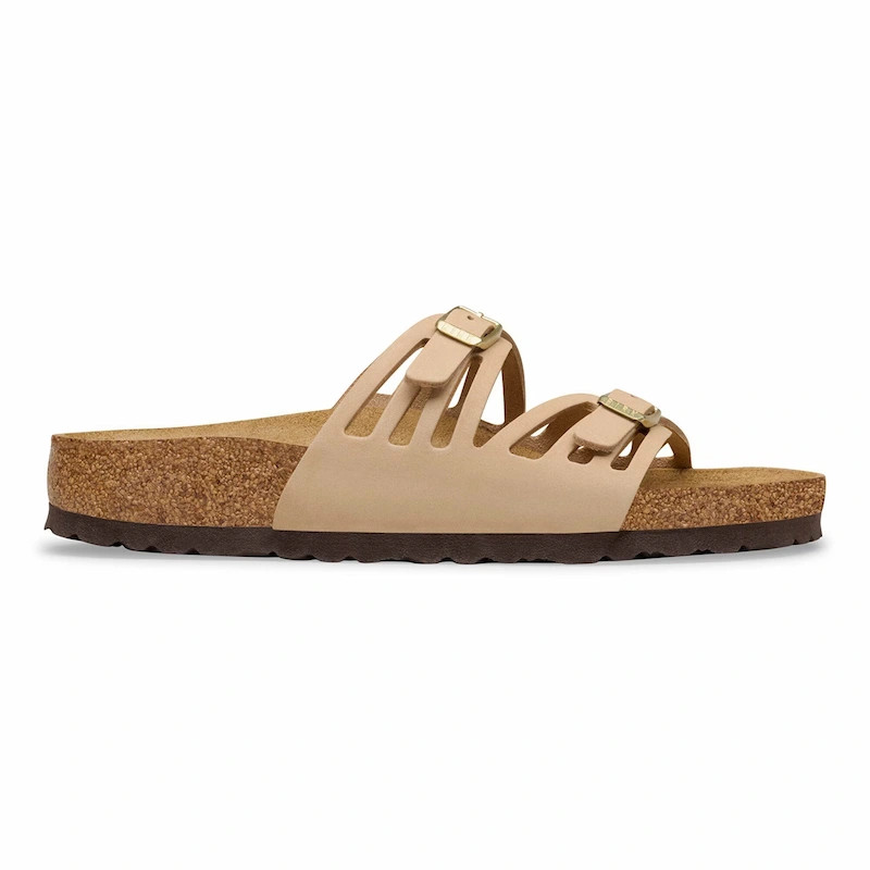 Birkenstock Granada Sandal – Nubuck Leather Sandcastle – Women’s