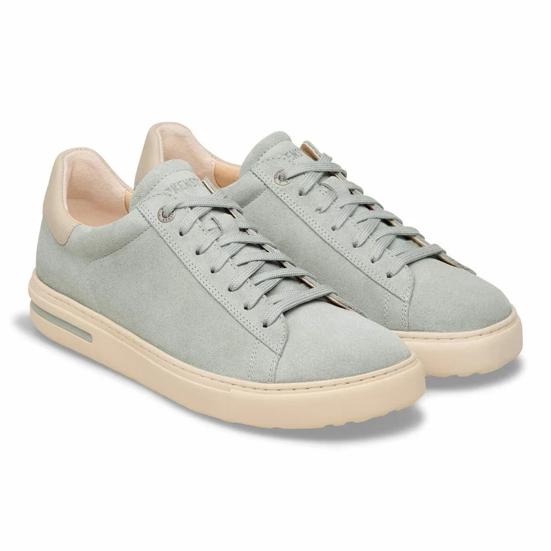 Birkenstock Bend Low Sneaker – Suede Leather Pure Sage Oyster – Women’s