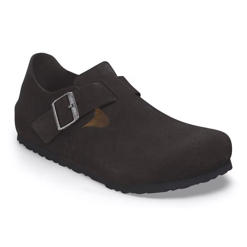 BIRKENSTOCK　London Birkenstock London Black Suede Leather Shoe | Unisex - Simply