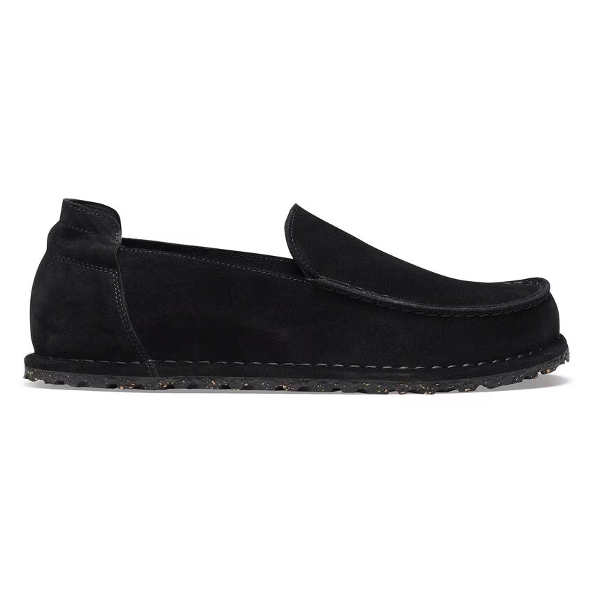 Birkenstock Utti Shoe – Black Suede Leather – Men’s