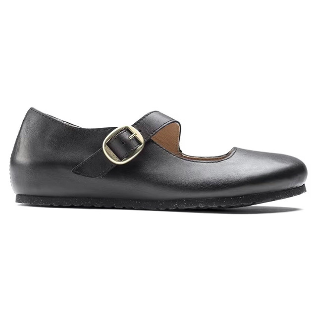 【新品未使用】BIRKENSTOCK TRACY /BLACK 36 Birkenstock Tracy Black Leather Shoe | Women's - Simply Birkenstock