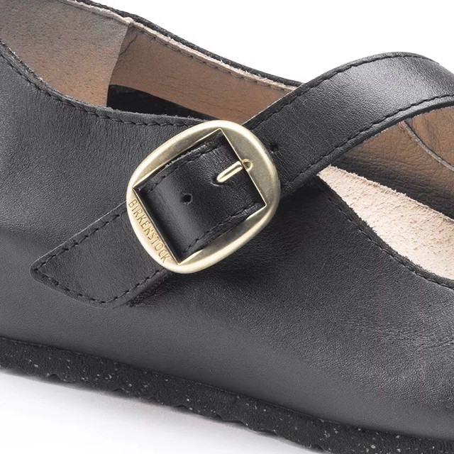 Birkenstock Tracy Black Leather Shoe | Women's - Simply Birkenstock