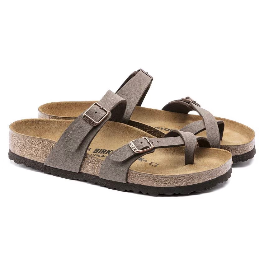 Birkenstock Mayari Sandal - Mocha Birkibuc - Women's