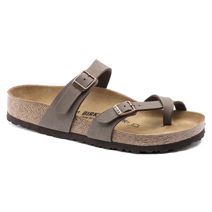 Birkenstock Mayari Sandal - Mocha Birkibuc - Women's