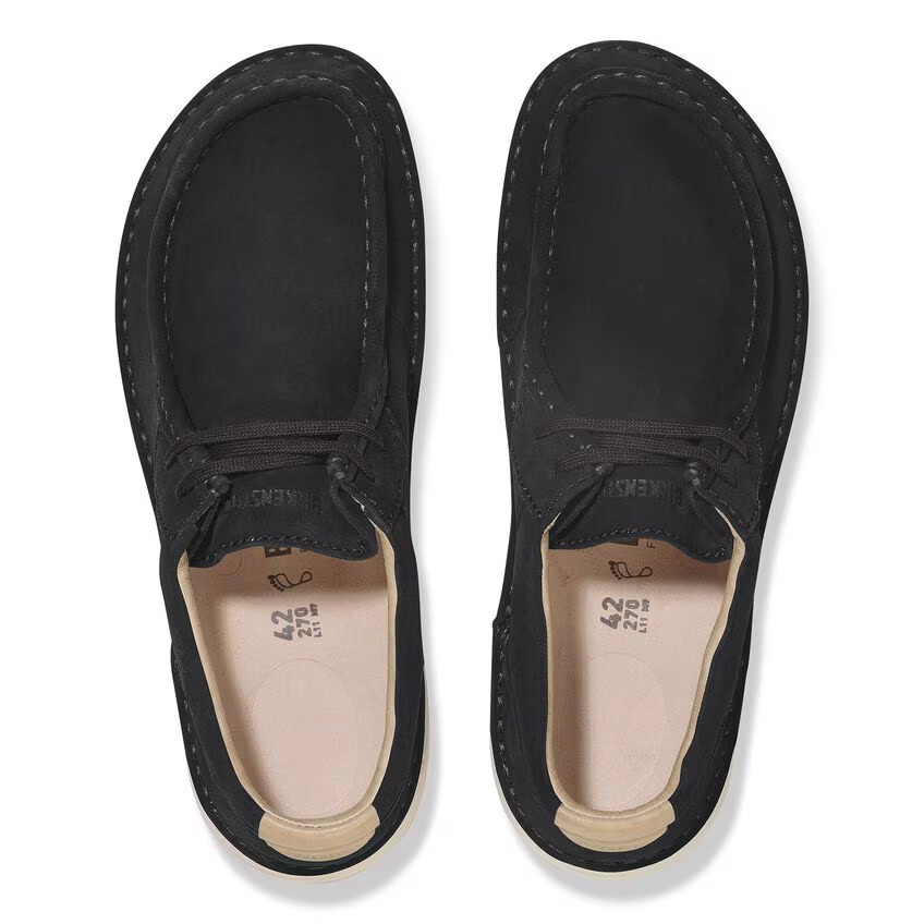 靴 DEAD STOCK BIRKENSTOCK PASADENA 28.5 Birkenstock Pasadena Black Suede Leather Shoe | Men's - Simply
