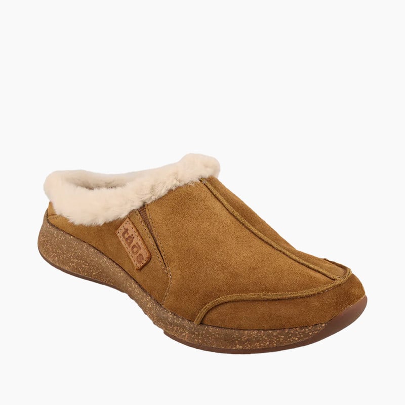 Taos Women's Future Clog - Chestnut Suede