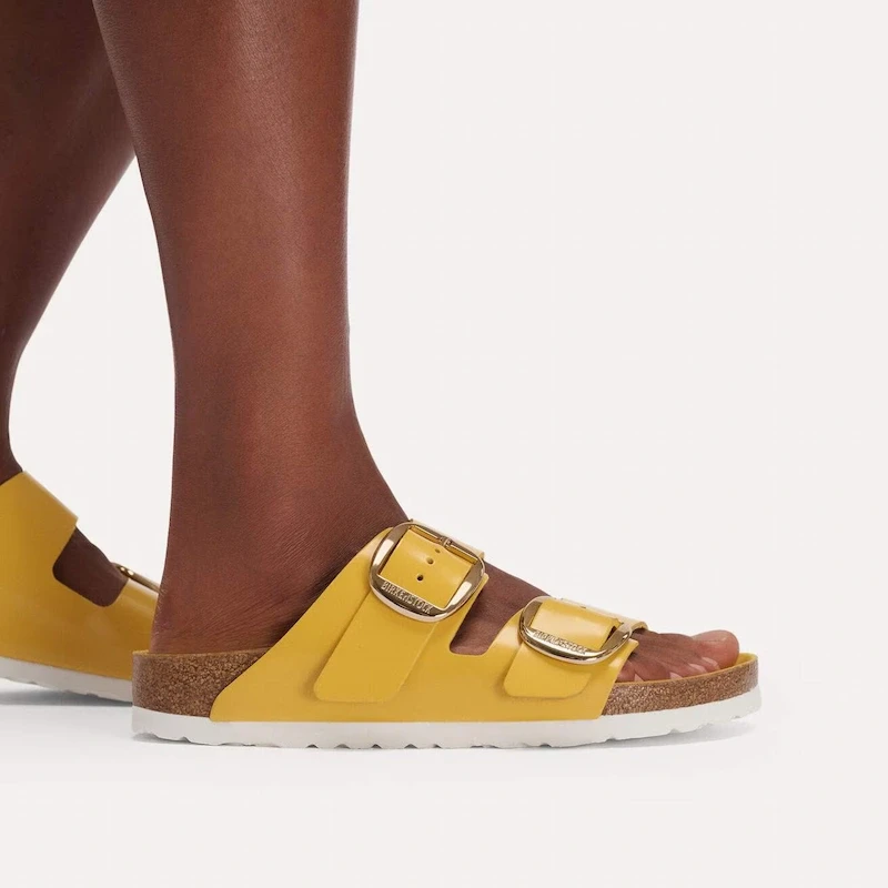 Birkenstock Arizona Big Buckle Sandal – High Shine Ochre – Women's