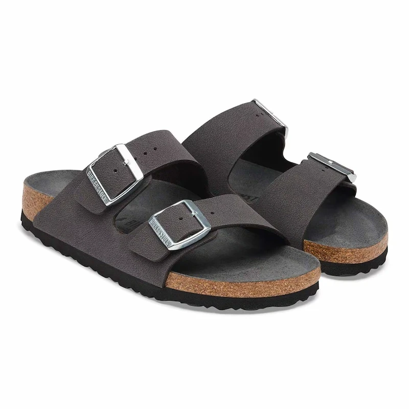 Birkenstock Arizona Sandal – Velvet Gray Birkibuc – Women's