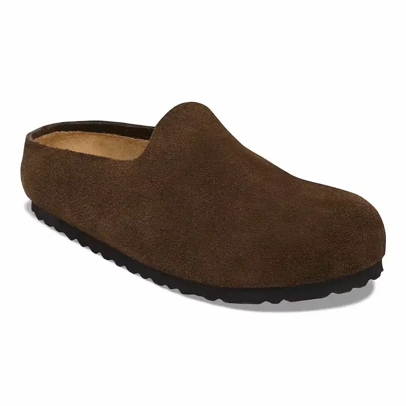 Birkenstock Amsterdam Wrapped Clog – Carafe Suede Leather – Women's