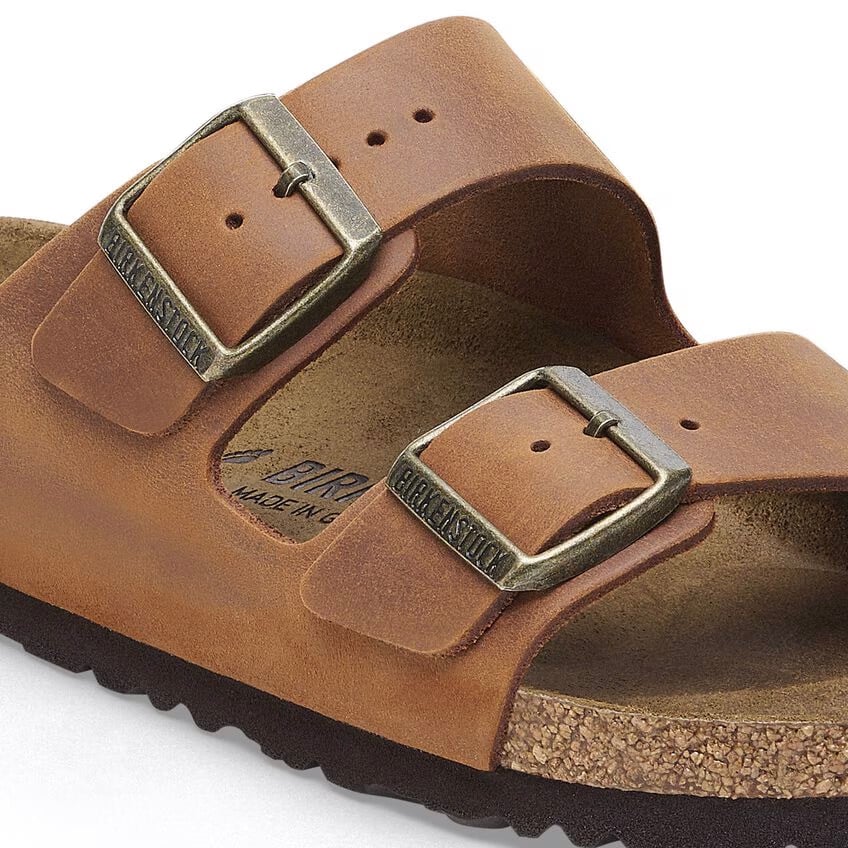 Birkenstock Arizona Sandal – Cognac Oiled Leather – Men’s