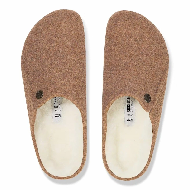 Birkenstock Zermatt Shearling Clog – Toffee Melange – Unisex
