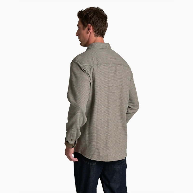 Kuhl Men's Disputr Long Sleeve Shirt - Dark Pumice