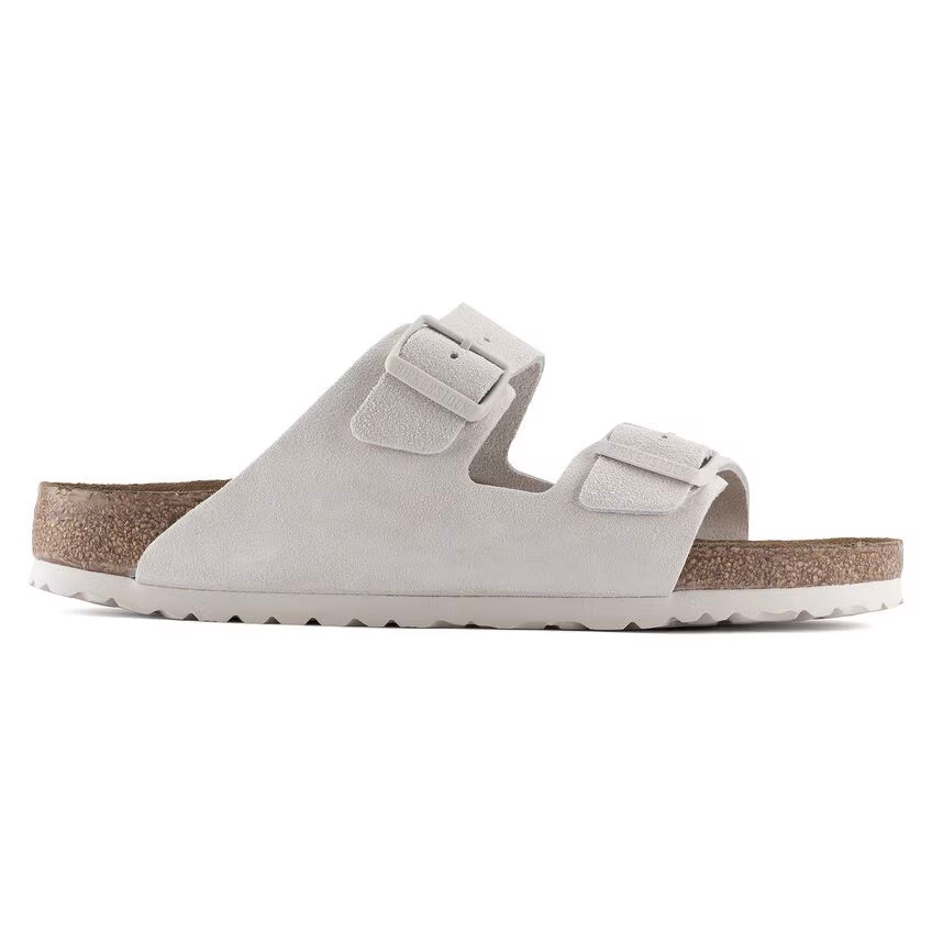 Birkenstock Arizona Sandal – Soft Footbed Antique White – Women’s