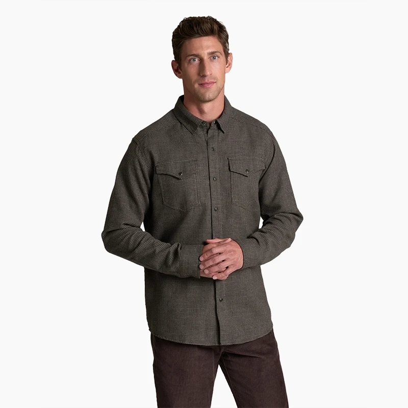 Kuhl Men's Disputr Long Sleeve Shirt - Phantom Grey