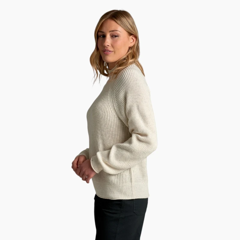 Kuhl Women's Strova Roll Neck Sweater - Alpine White