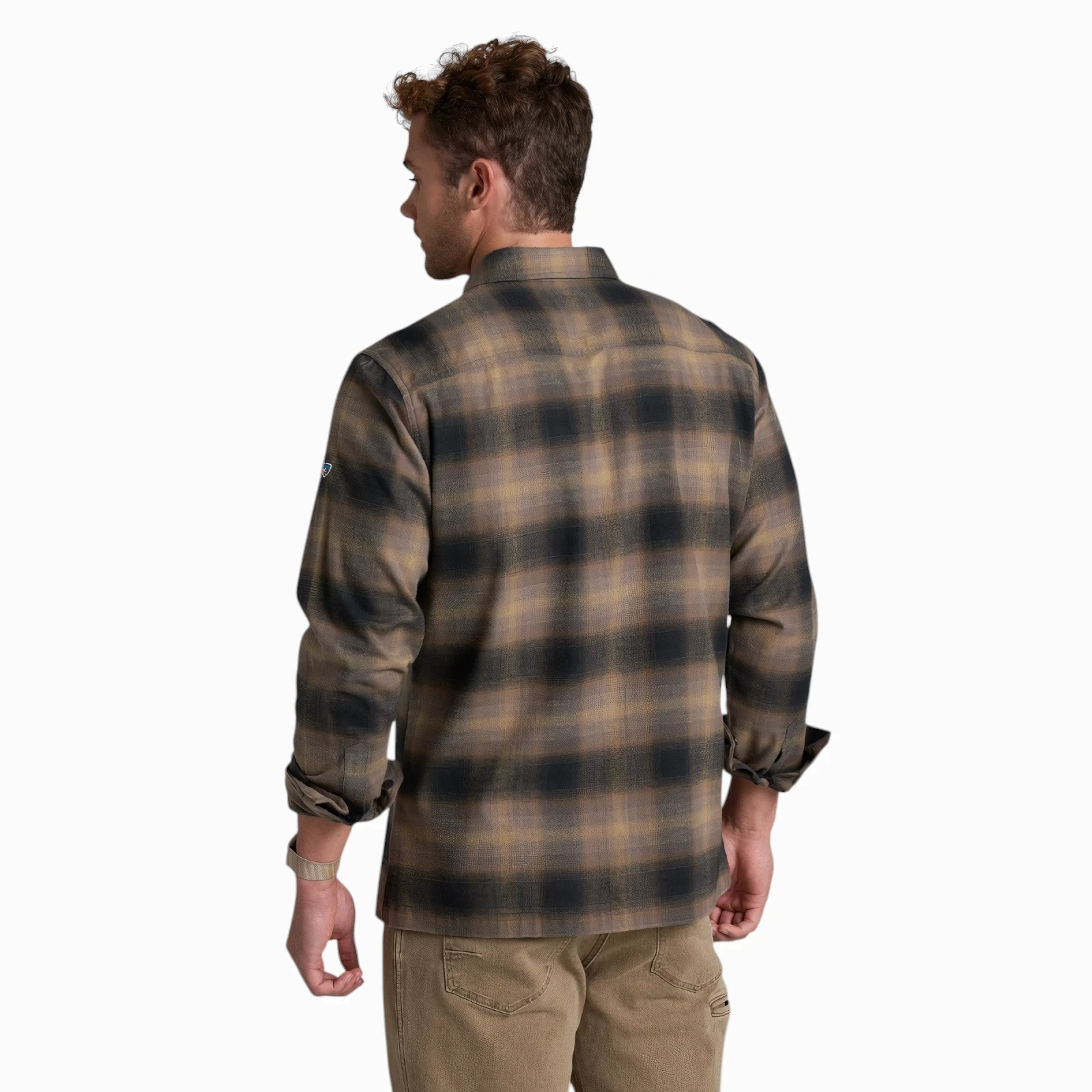 Kuhl Men's Dillingr Flannel LS - Dark Sand