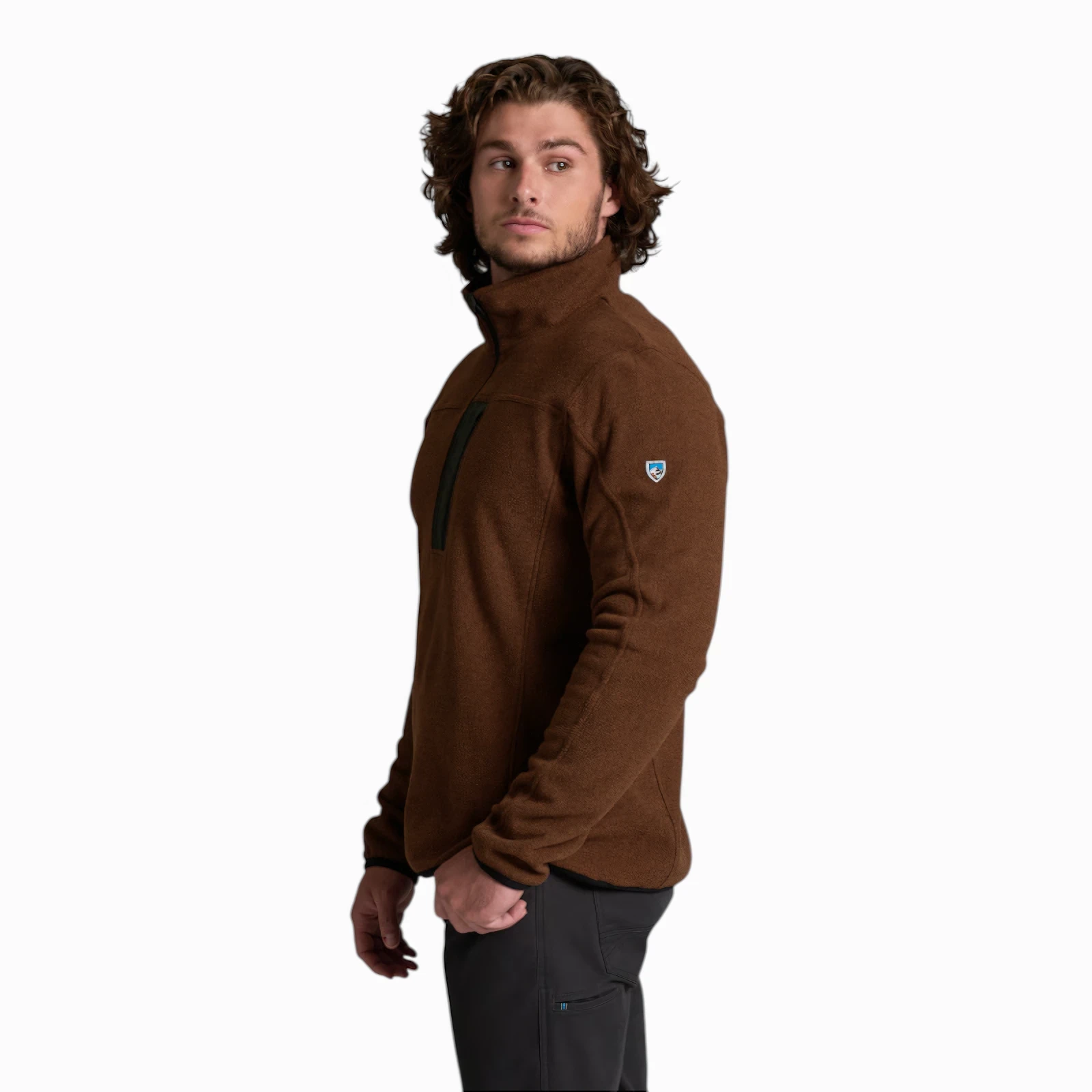 Kuhl Men's Skorchr Fleece 1/4 Zip - Vintage Leather