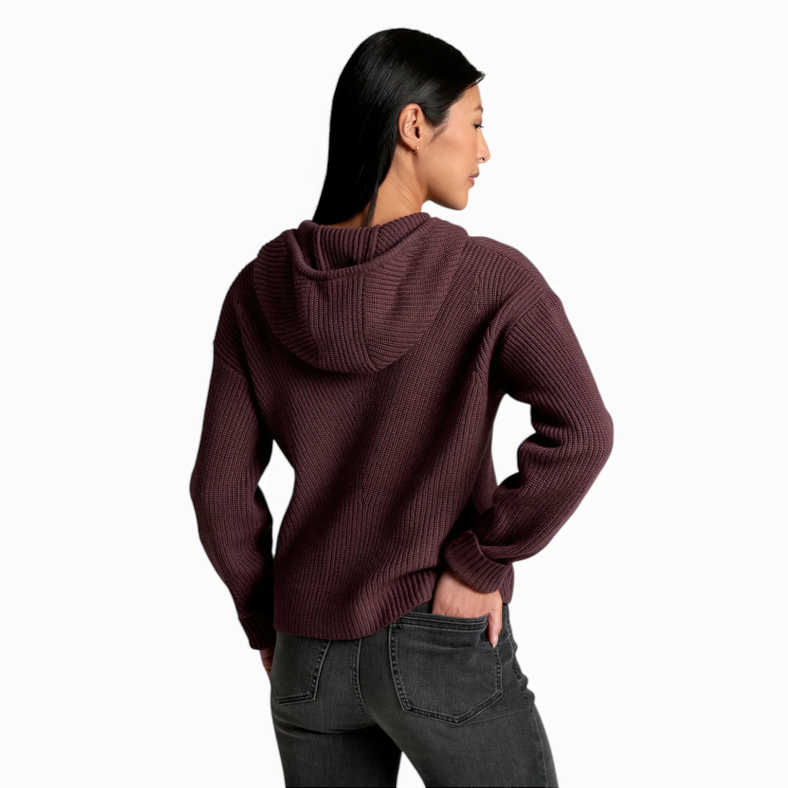 Kuhl Women's Fireside Sweater Hoodie - Mulberry
