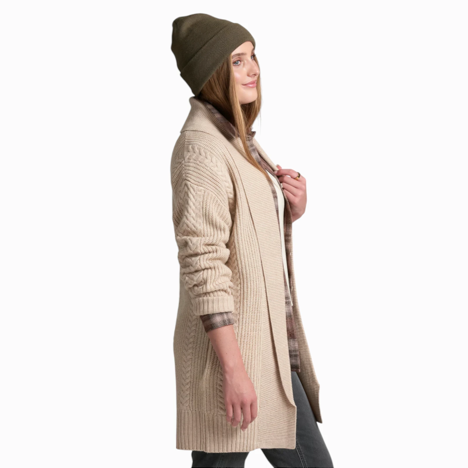 Kuhl Women's Fireside Cardigan - Natural