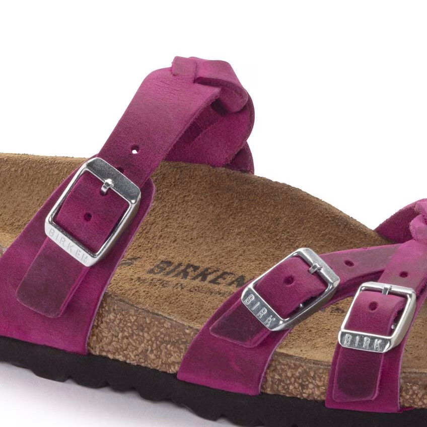 Birkenstock Franca Braided Sandal – Festival Fuchsia Oiled Leather – Women’s