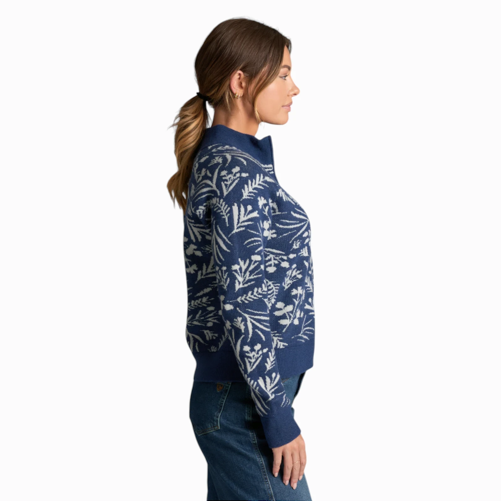 Kuhl Women's Viola Sweater - Deep Periwinkle