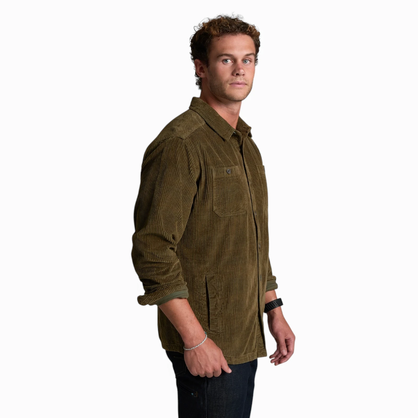 Kuhl Men's Ridge Shirt-Jac - Olive Night