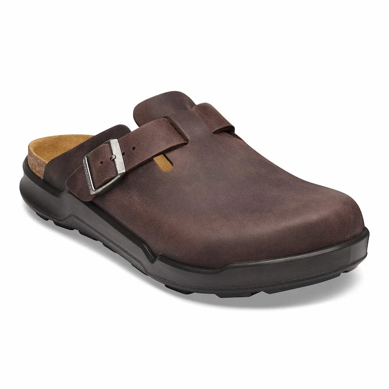 Birkenstock Boston CT/Rugged Clog – Habana Oiled Leather – Men's