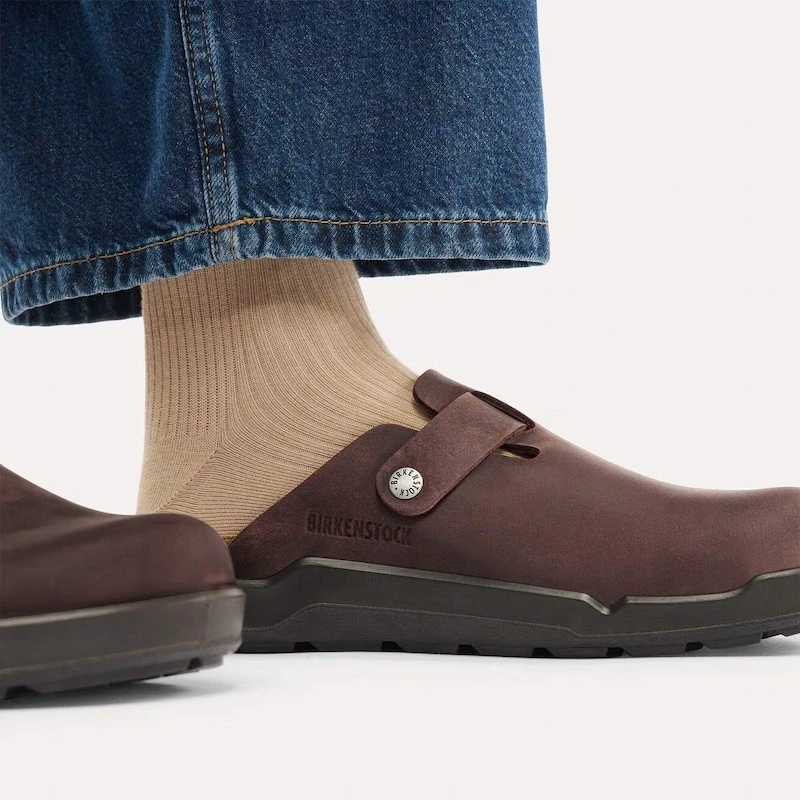 Birkenstock Boston CT/Rugged Clog – Habana Oiled Leather – Men's
