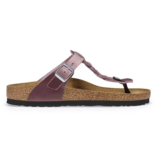 Birkenstock Gizeh Braided Sandal – Lavender Oiled Leather – Women’s