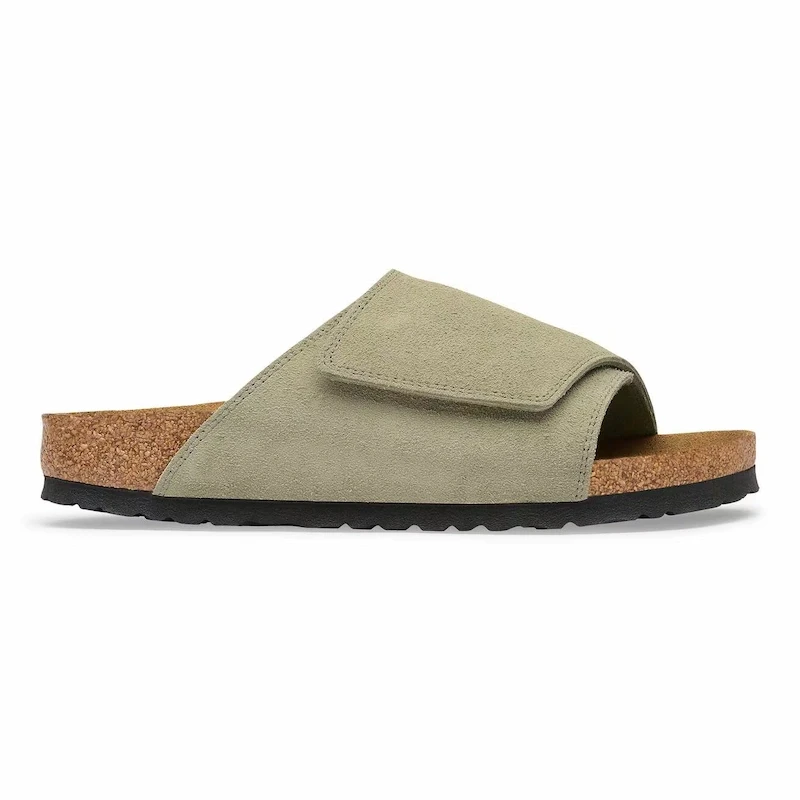 Birkenstock Solana Sandal – Faded Khaki Suede Leather – Men's