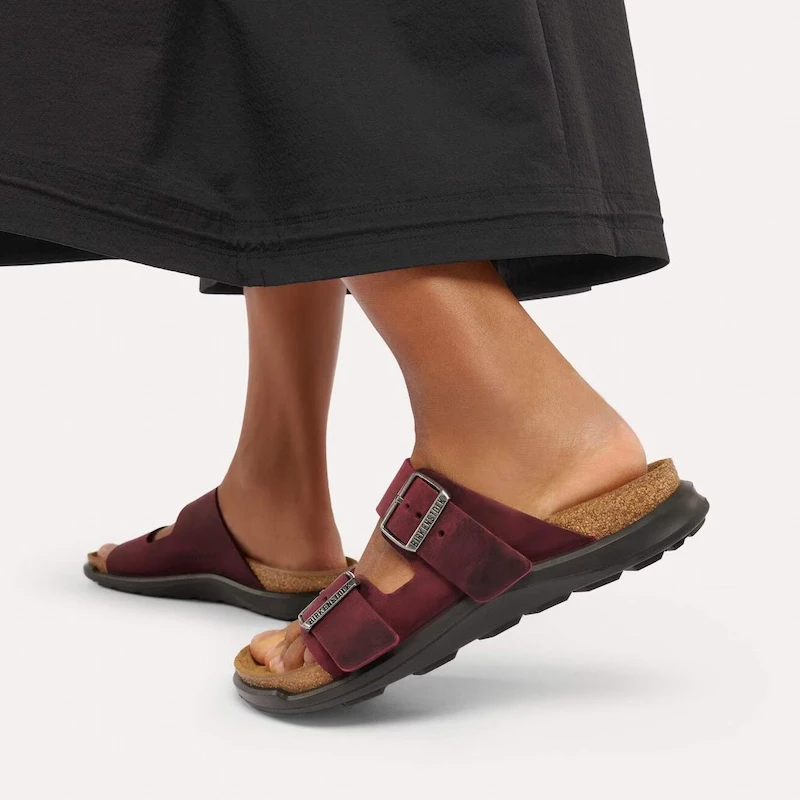 Birkenstock Arizona Crosstown Sandal – Zinfandel Oiled Leather – Women's