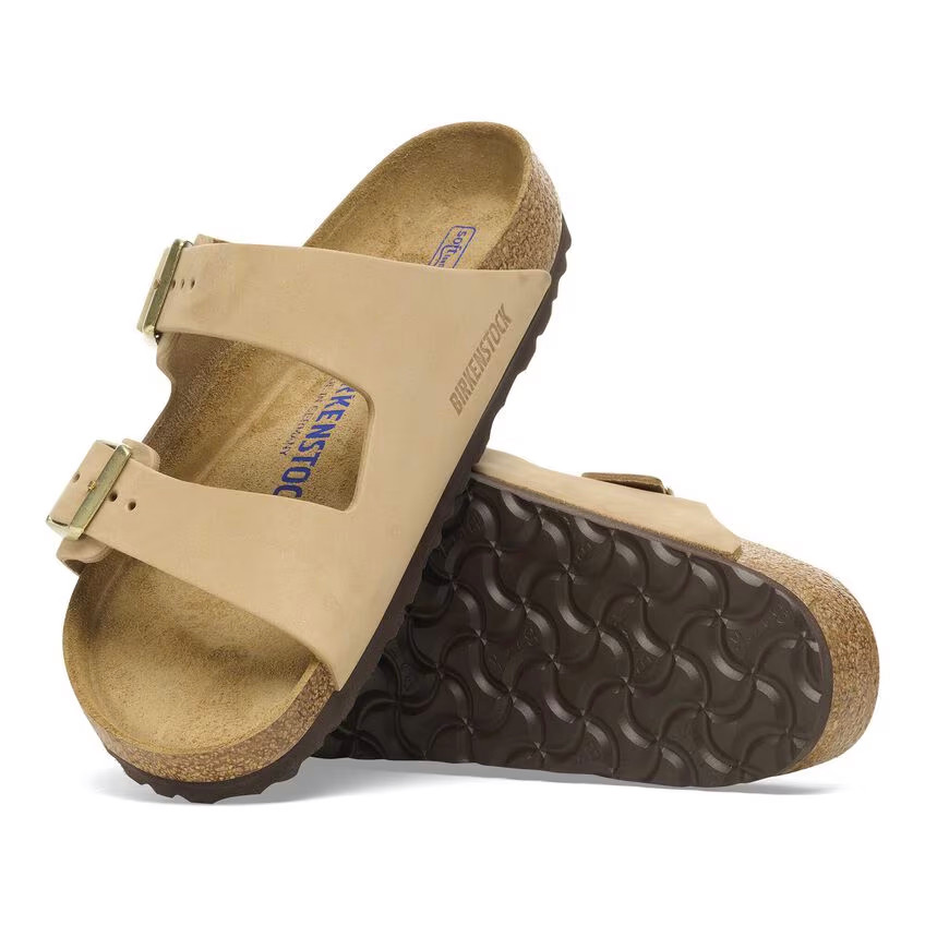 Birkenstock Arizona Soft Footbed Sandal – Sandcastle Nubuck – Women’s