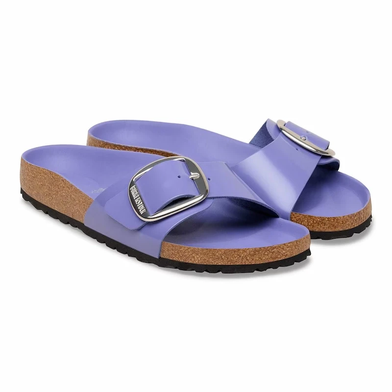 Birkenstock Madrid Big Buckle Sandal – High Shine Purple Dusk – Women's