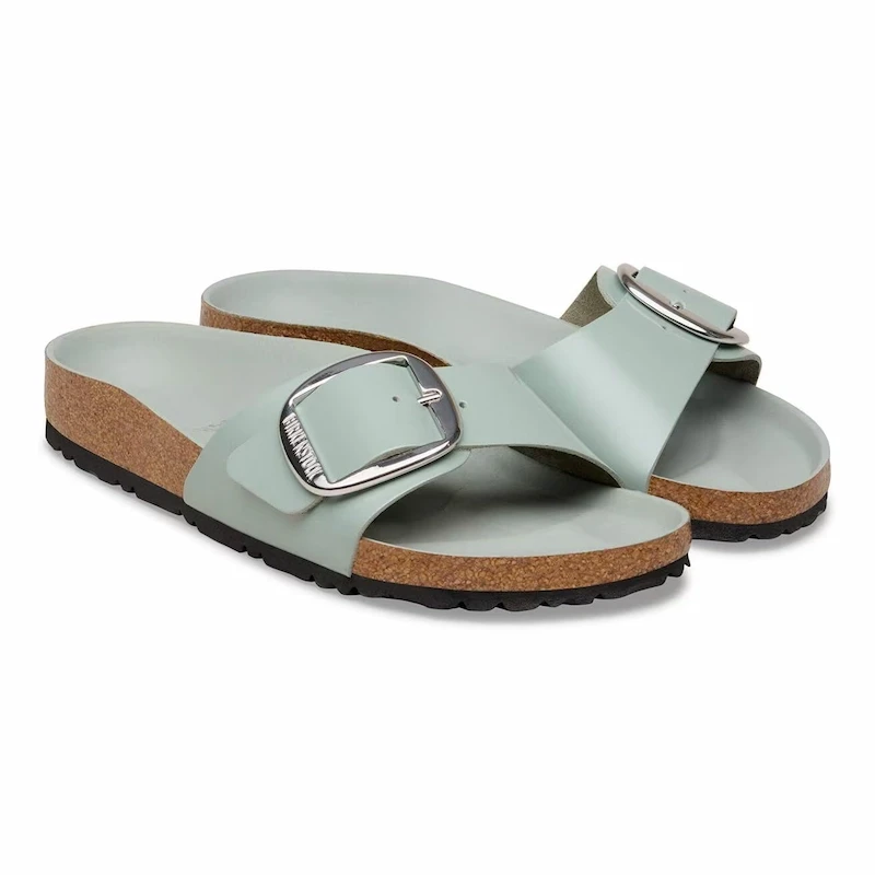 Birkenstock Madrid Big Buckle Sandal – High Shine Pure Sage – Women's