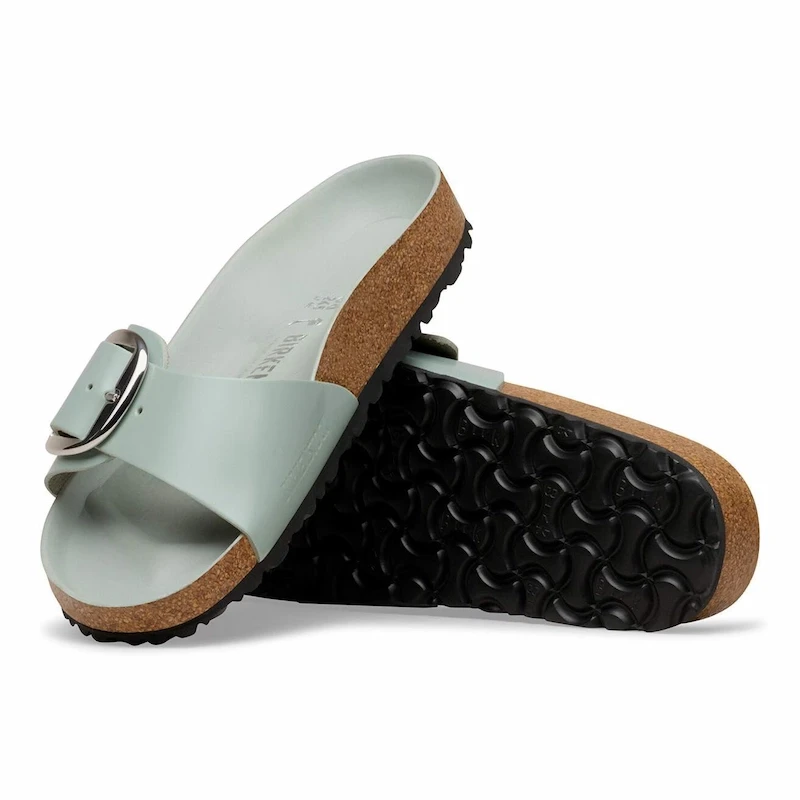 Birkenstock Madrid Big Buckle Sandal – High Shine Pure Sage – Women's
