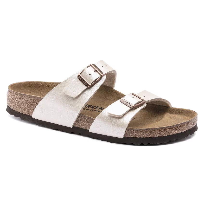 Birkenstock Sydney Sandal – Birko-Flor Pearl White – Women’s