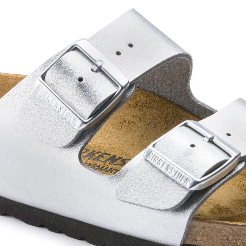 Birkenstock Arizona Sandal – Birko-Flor Silver – Women’s
