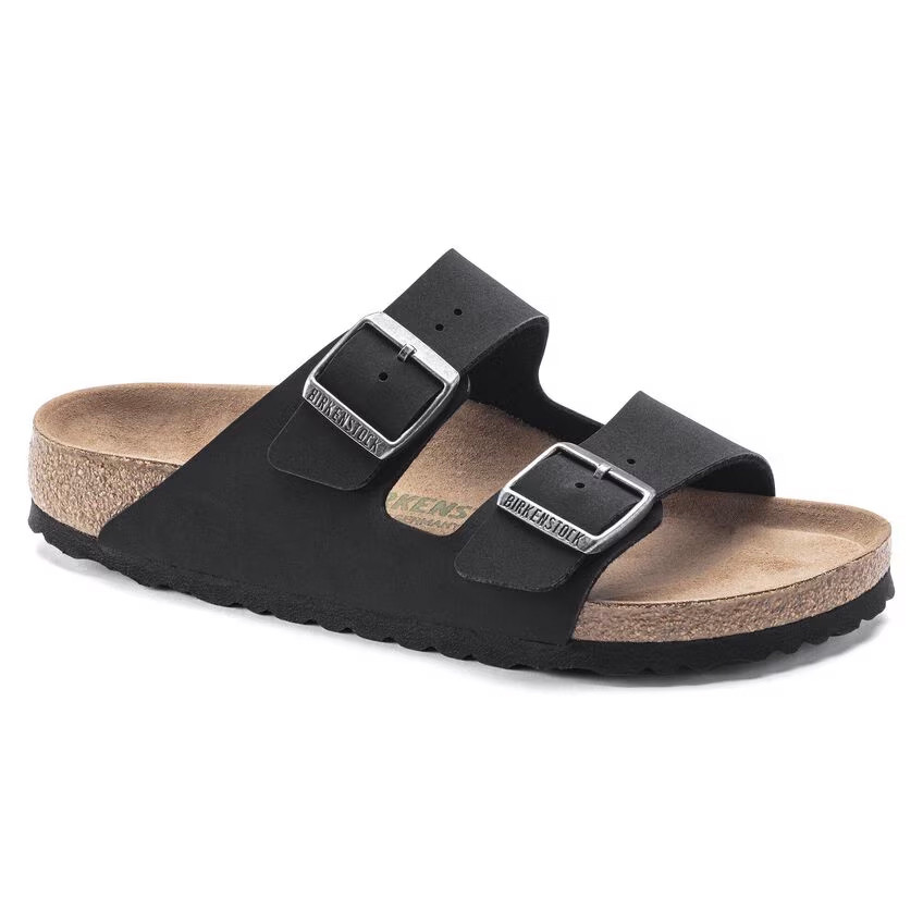 Birkenstock Arizona Vegan Sandal – Birkibuc Black – Unisex