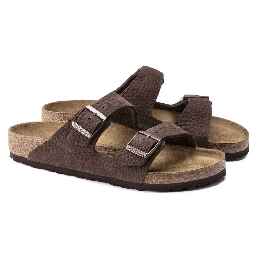 Birkenstock Arizona Sandal – Desert Buck Roast Nubuck Leather – Men’s