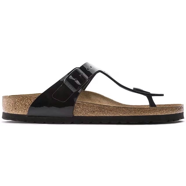 Birkenstock Gizeh Sandal – Birko-Flor Black Patent – Women’s