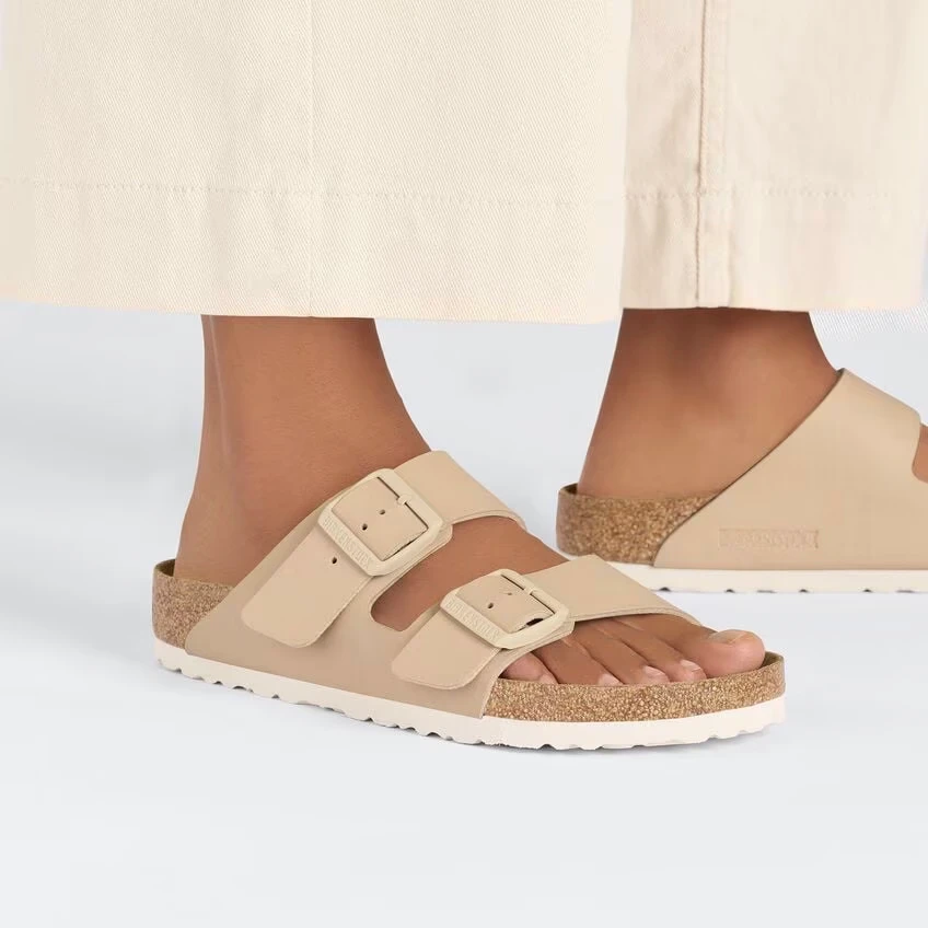 Birkenstock Arizona Sandal – New Beige Birko-Flor – Women’s