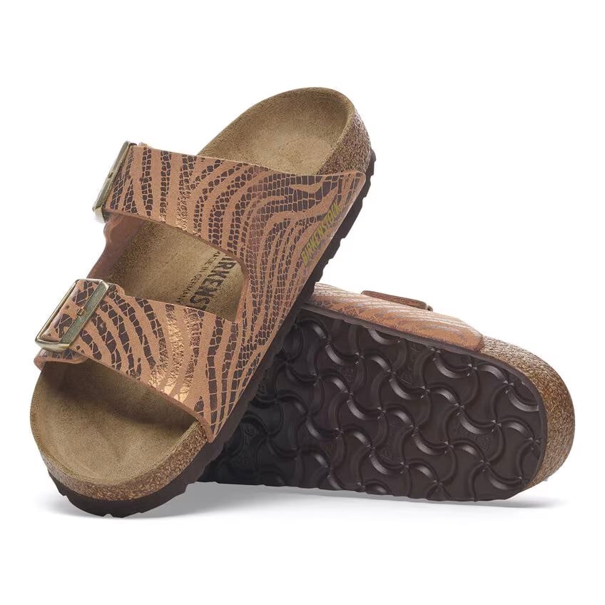 Birkenstock Arizona Sandal – Silky Zebra Pecan – Women’s
